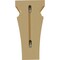 Ekena Millwork 7"W x 7 3/4"D x 14"H Jumbo Nevio Wood Corbel, Alder CORW07X07X14NEAL - alternate 4